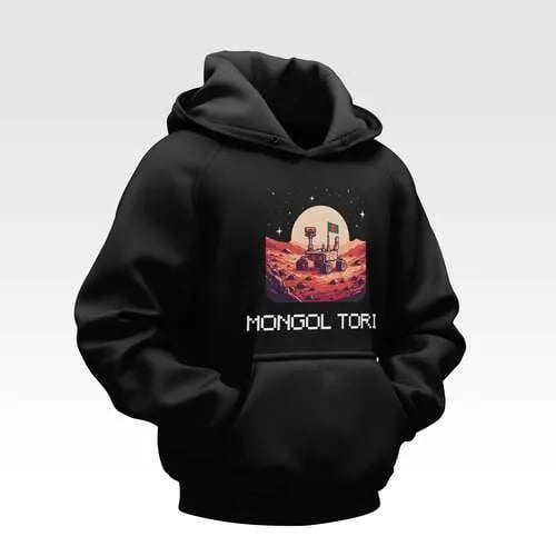 Mongol Tori Eternals Flames Hoodie Black
